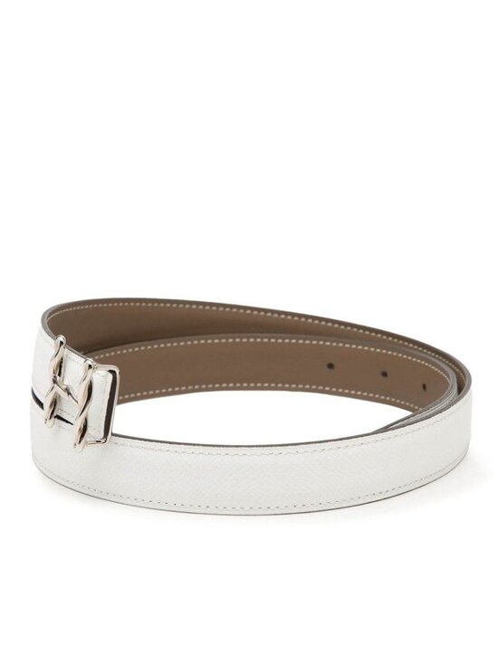 Hermes Torsade Reversible 75 White Veau Epsom 1- Belt main image 4